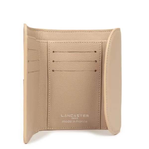 Portefeuille femme cuir Sierra Lancaster beige foncé