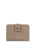 Portefeuille femme cuir Milano Ana Lancaster sable foncé