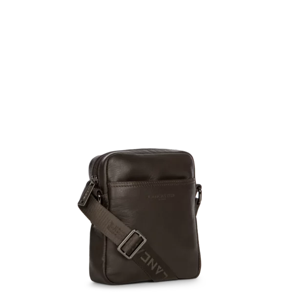 Sacoche homme cuir Lancaster Soft Vintage marron