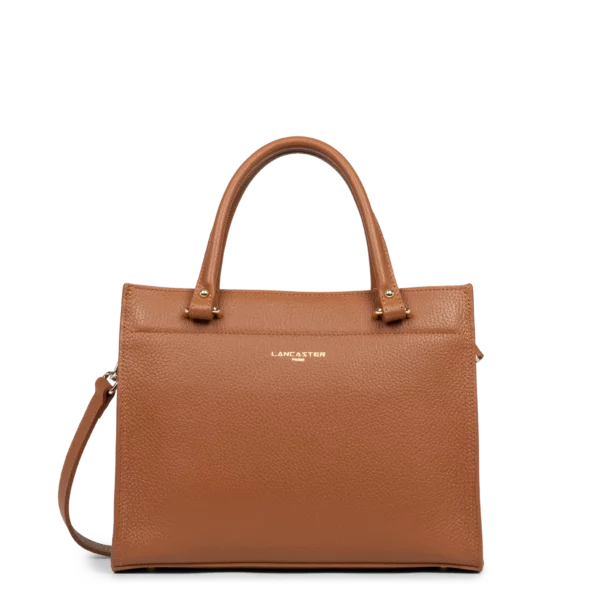 Sac à main Foulonne Double Lancaster noir cuir