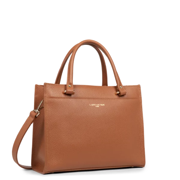 Sac à main Foulonne Double Lancaster noir cuir