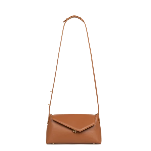 Sac à main en cuir Lancaster Zoé camel