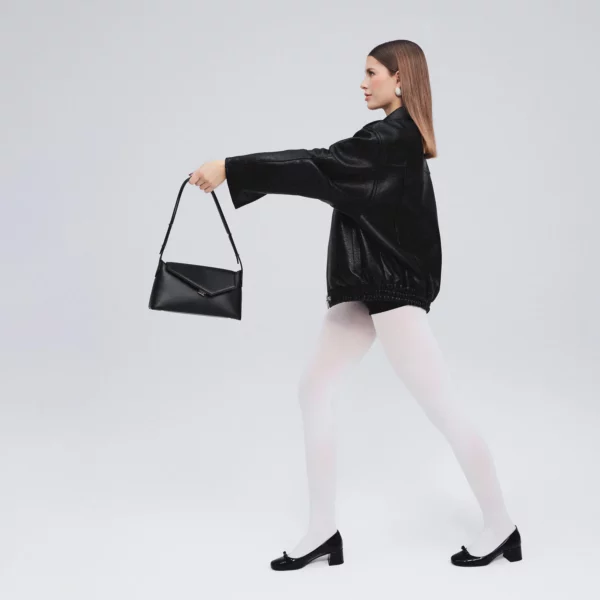 Sac à main en cuir Lancaster Zoé noir