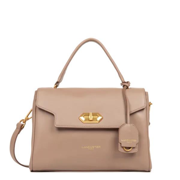 Sac cartable cuir galet Lancaster Donna Grace