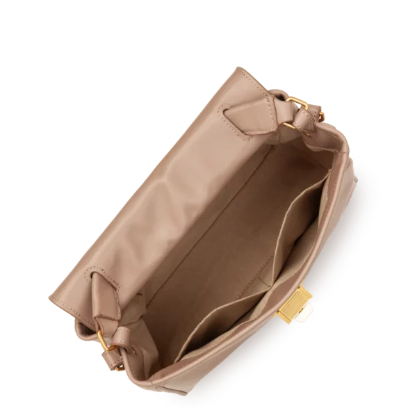 Sac cartable cuir galet Lancaster Donna Grace