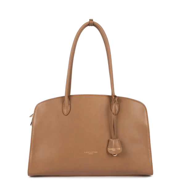 Grand sac cabas épaule Mademoiselle Bonnie Lancaster moka