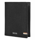 Portefeuille Vertical porte-monnaie avec flap Iconic Hugo Boss Noir Homme