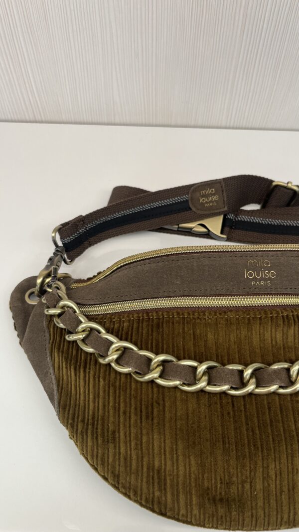 Sac banane Petra M VFR1 Mila Louise fumé kaki