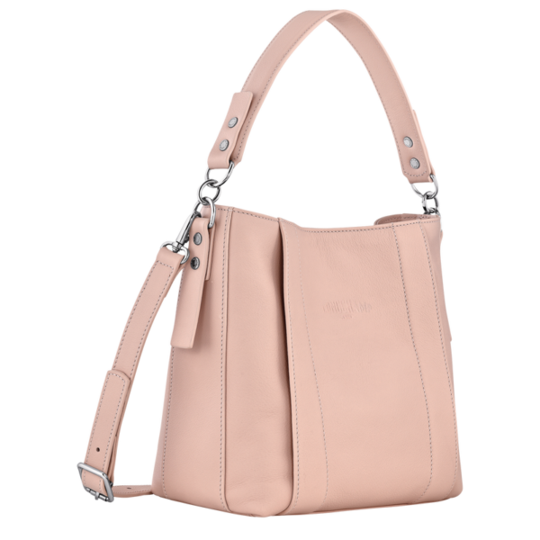Sac bandoulière S Longchamp femme 3D Cuir - nude