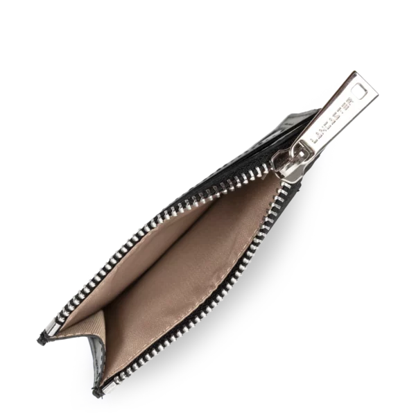 Porte-cartes femme cuir Lancaster Paris PM noir