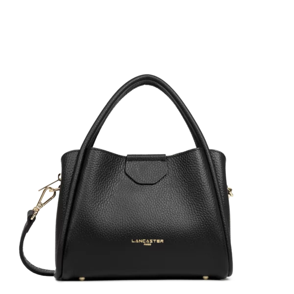 Sac à main noir Ida double Cuir Lancaster