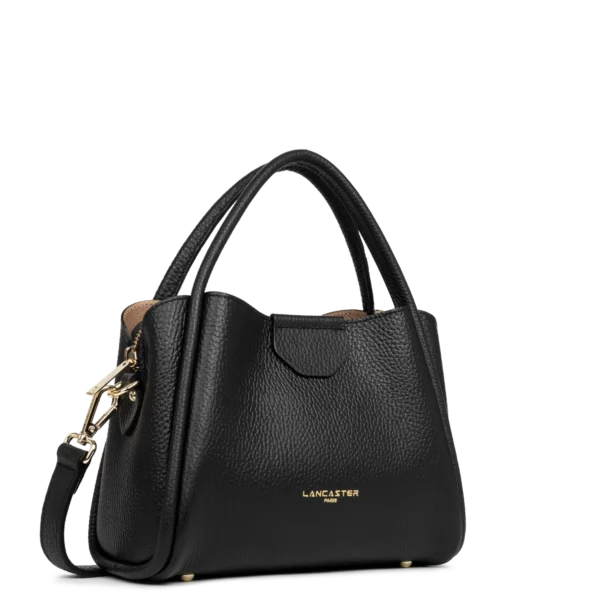 Sac à main noir Ida double Cuir Lancaster