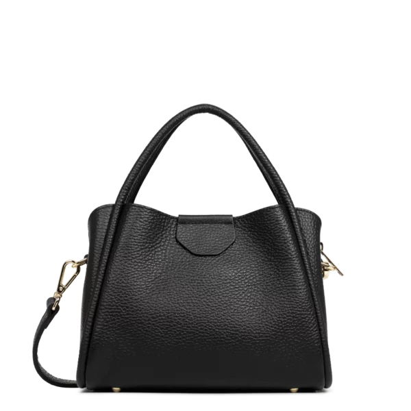 Sac à main noir Ida double Cuir Lancaster