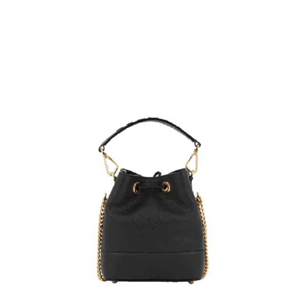Sac seau Ninon XS de Lancel Noir-Gold
