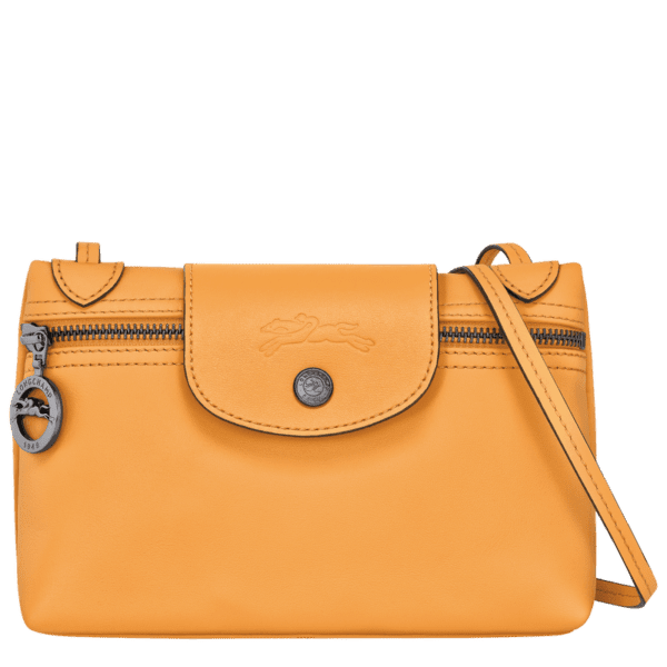 Sac bandoulière XS Le Pliage Xtra Longchamp - Cuir - Abricot