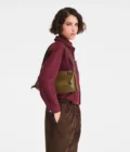 Sac porté épaule M Pliage Xtra Longchamp - olive