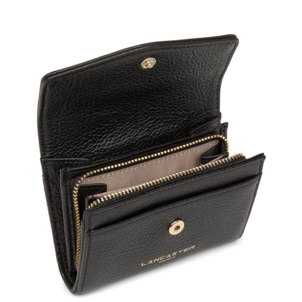 Portefeuille femme cuir Dune Lancaster noir