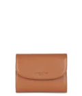 Portefeuille dos à dos femme cuir Paris PM Lancaster camel