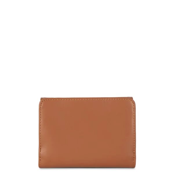 Portefeuille dos à dos femme cuir Paris PM Lancaster camel