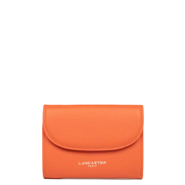 Portefeuille femme cuir Sierra Lancaster orange