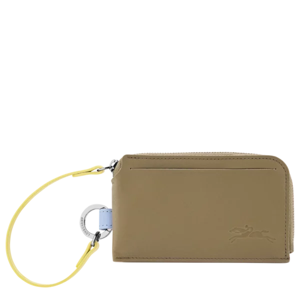 Porte-cartes Pliage Collection Longchamp - lichen
