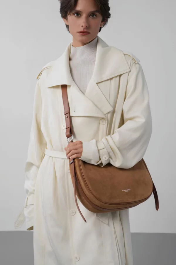 grand sac besace suède lancaster