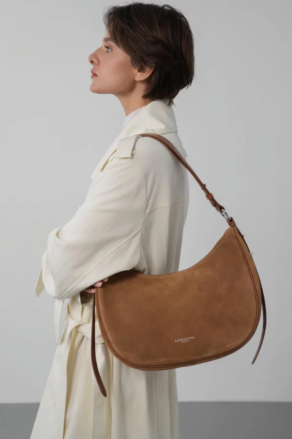 grand sac besace suède lancaster