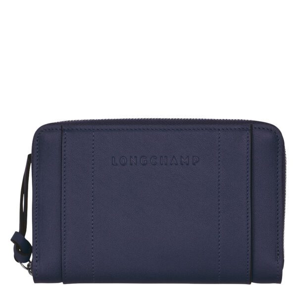 Portefeuille compact Longchamp 3D - myrtille