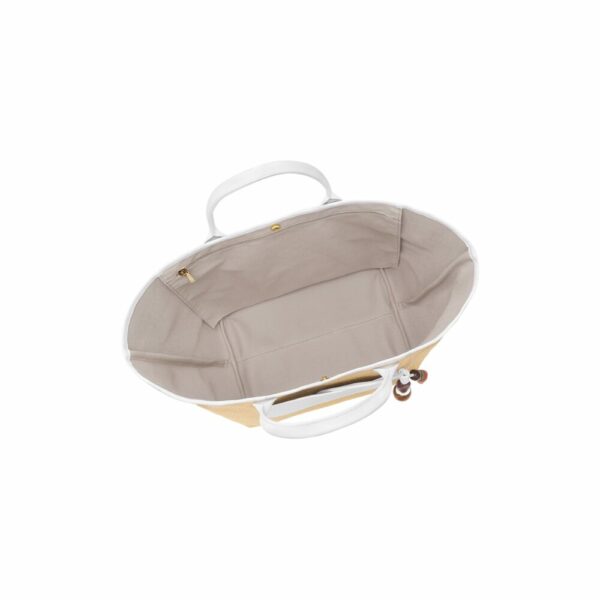 Sac à main M Le Panier Pliage Céramique - blanc