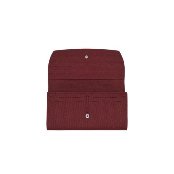 Portefeuille Long À Rabat Roseau Longchamp - prune