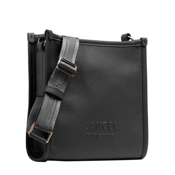 Sac bandoulière cuir Jour Lancel noir
