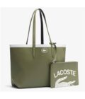 Sac Cabas réversible avec pochette femme Anna Lacoste vert
