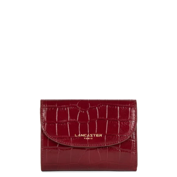 Portefeuille dos à dos exo Lancaster carmin