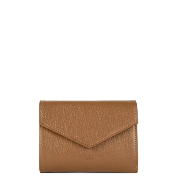 Portefeuille dos à dos Foulonné PM Lancaster camel