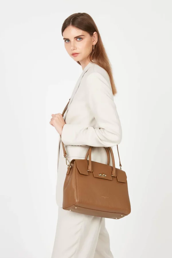 Sac à main Lancaster Milano Cosmos camel