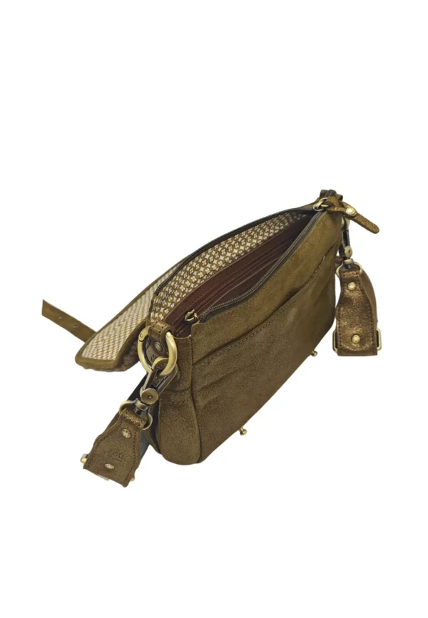 Sac bandoulière/besace Bea Mila Louise kiwi