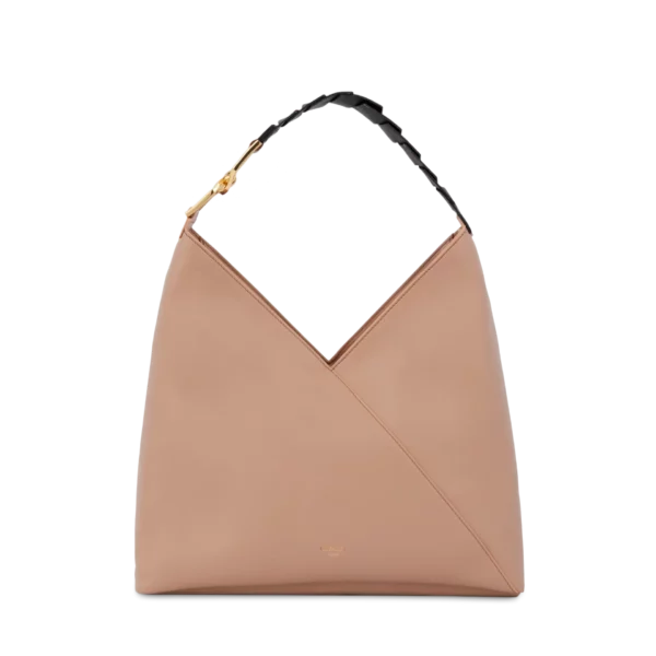 Sac hobo cuir Pagode naturel Lancel