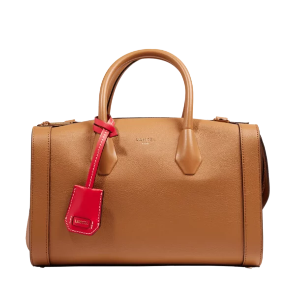 Sac BCBG bowling M Lancel camel