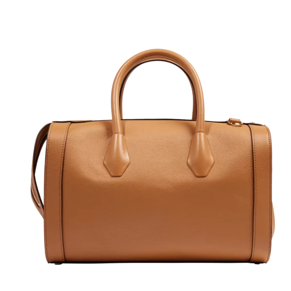 Sac BCBG bowling M Lancel camel