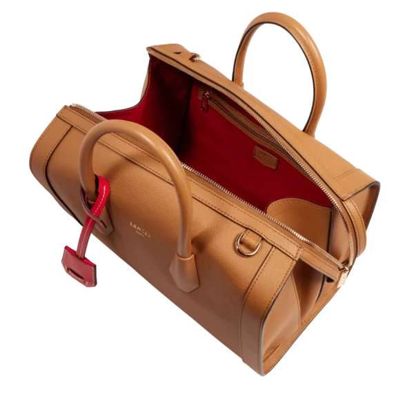 Sac BCBG bowling M Lancel camel