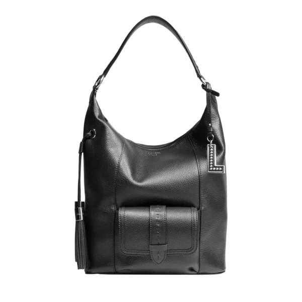 Sac hobo zippé M Premier Flirt Lancel noir