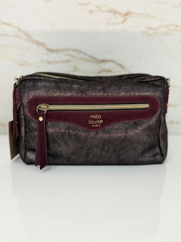 Sac besace bandoulière Masa GR Mila Louise rouge/bordeaux