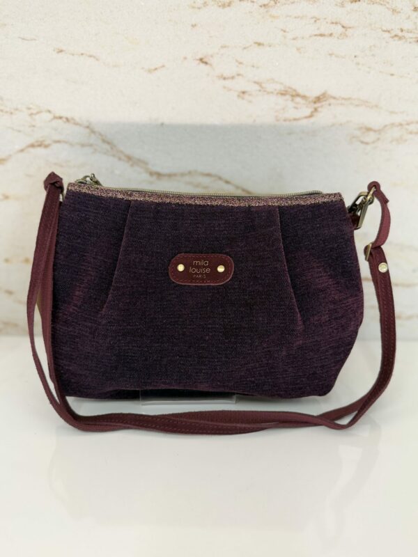 Sac pochette porté travers Mata JN4 Mila Louise rouge