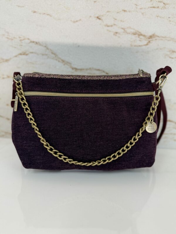 Sac pochette porté travers Mata JN4 Mila Louise rouge