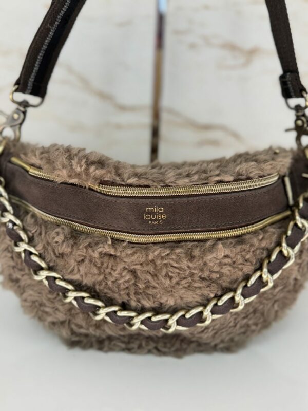 Sac banane Petra M FR Mila Louise gris