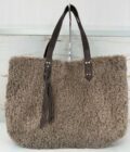Sac cabas moumoute Nicole FR Mila Louise gris