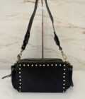 Sac à main Zaza V clous Mila Louise noir