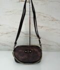 Mini sac pochette porté travers Trotty EP12 Mila Louise brun dark
