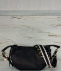 Sac besace Rubina C cuir Mila Louise noir