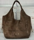 Sac hobo Philae V croûte de cuir Mila Louise fumé